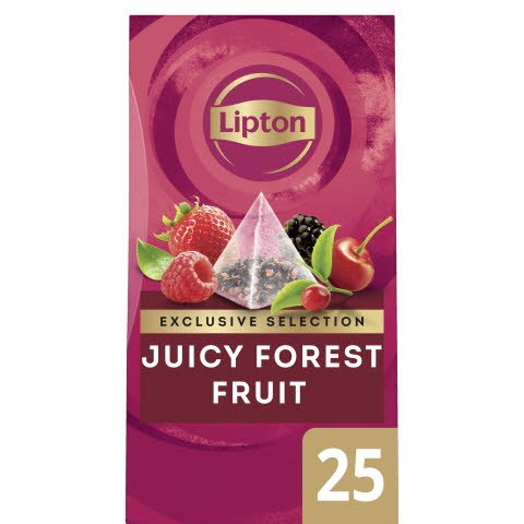 Lipton Forest Fruits, pyramid 6 x 25 påsar -