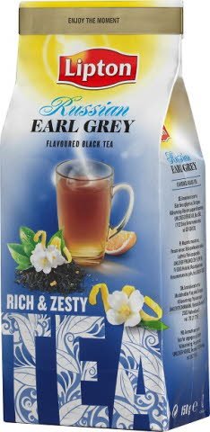 Lipton Russian Earl Grey, löste 6 x 150 g -