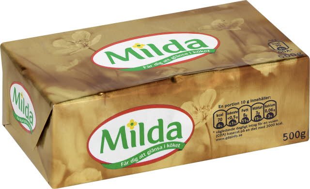 Milda Mat- och Bakmargarin 24 x 0,5 kg - Milda Mat- och Bakmargarin 24 x 0,5 kg -