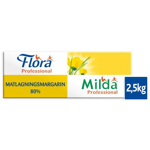 Milda Professional Matlagningsmargarin 4 x 2,5 kg - Milda Professional Matlagningsmargarin 4 x 2,5 kg -