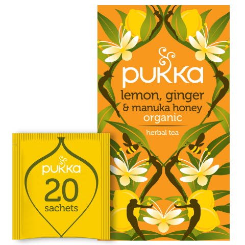 Pukka Örtte Lemon, Ginger & Manuka Honey EKO 4 x 20 p -