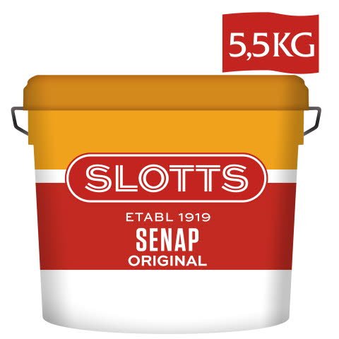 SLOTTS Senap Original 1 x 5,5 kg - SLOTTS Senap Original 1 x 5,5 kg -