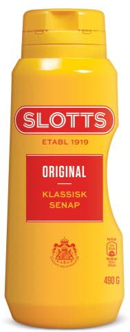 SLOTTS Senap Original flaska 12 x 490 g - SLOTTS Senap Original flaska 12 x 490 g -