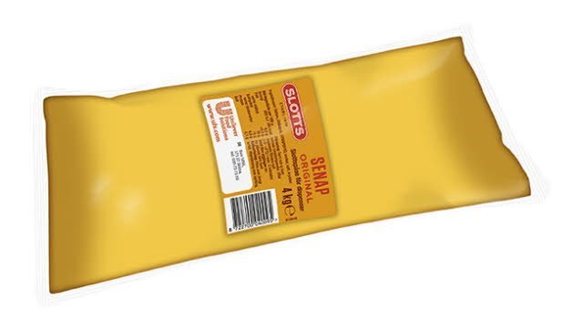 SLOTTS Senap Original Påse för dispenser 3 x 4 kg - SLOTTS Senap Original Påse för dispenser 3 x 4 kg -