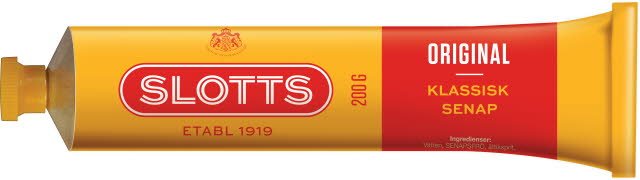 SLOTTS Senap Original Tub 16 x 200 g - SLOTTS Senap Original Tub 16 x 200 g -