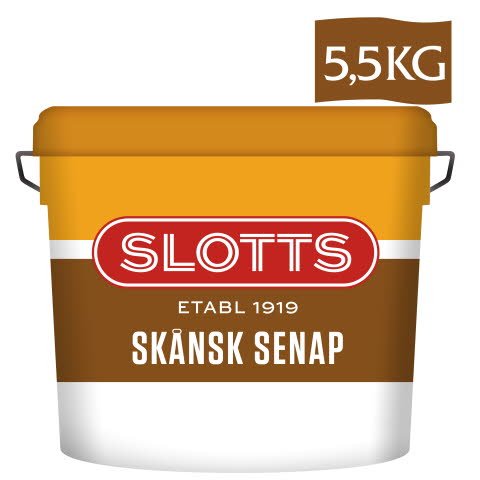 SLOTTS Senap Skånsk 1 x 5,5 kg - SLOTTS Senap Skånsk 1 x 5,5 kg -