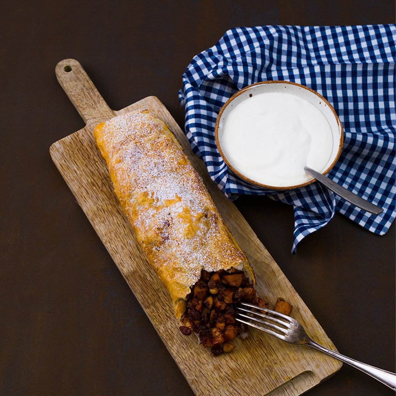 Apfelstrudel med ingefära Apfelstrudel med ingefära