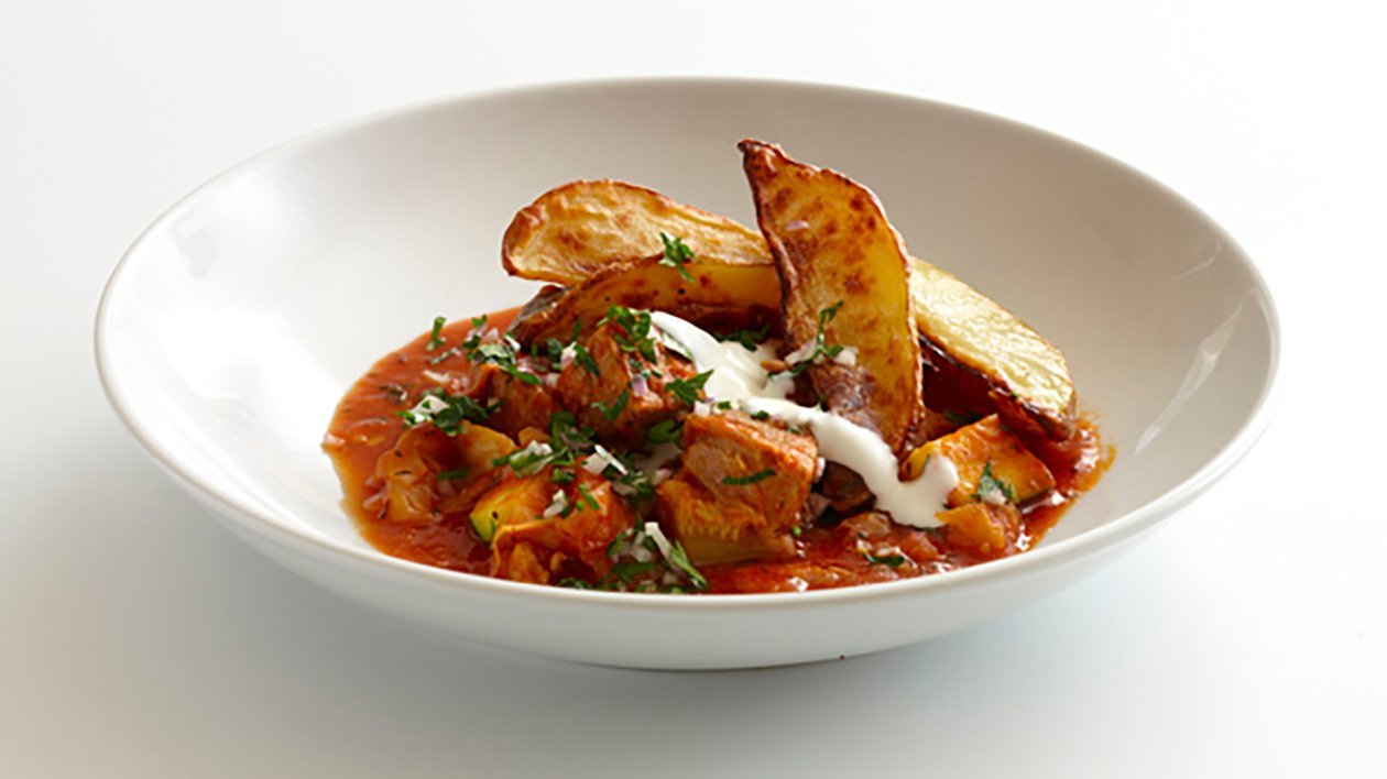 Fläskköttgryta med vitkål och squash, klimatsmart mat Fläskköttgryta med vitkål och squash, klimatsmart mat
