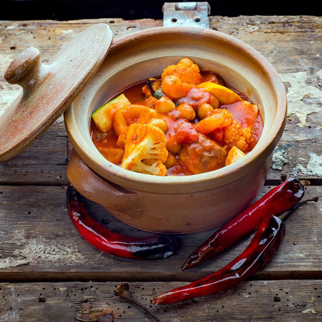 Grönsaks-aprikos-tagine Grönsaks-aprikos-tagine