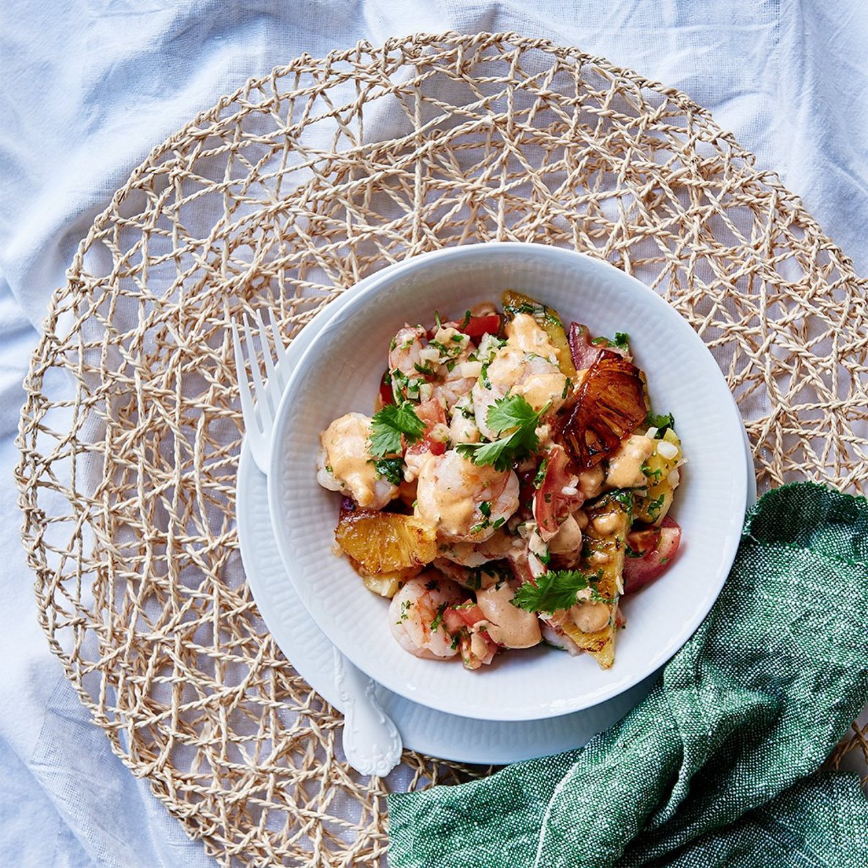 Hawaiinsk räksallad Hawaiinsk räksallad