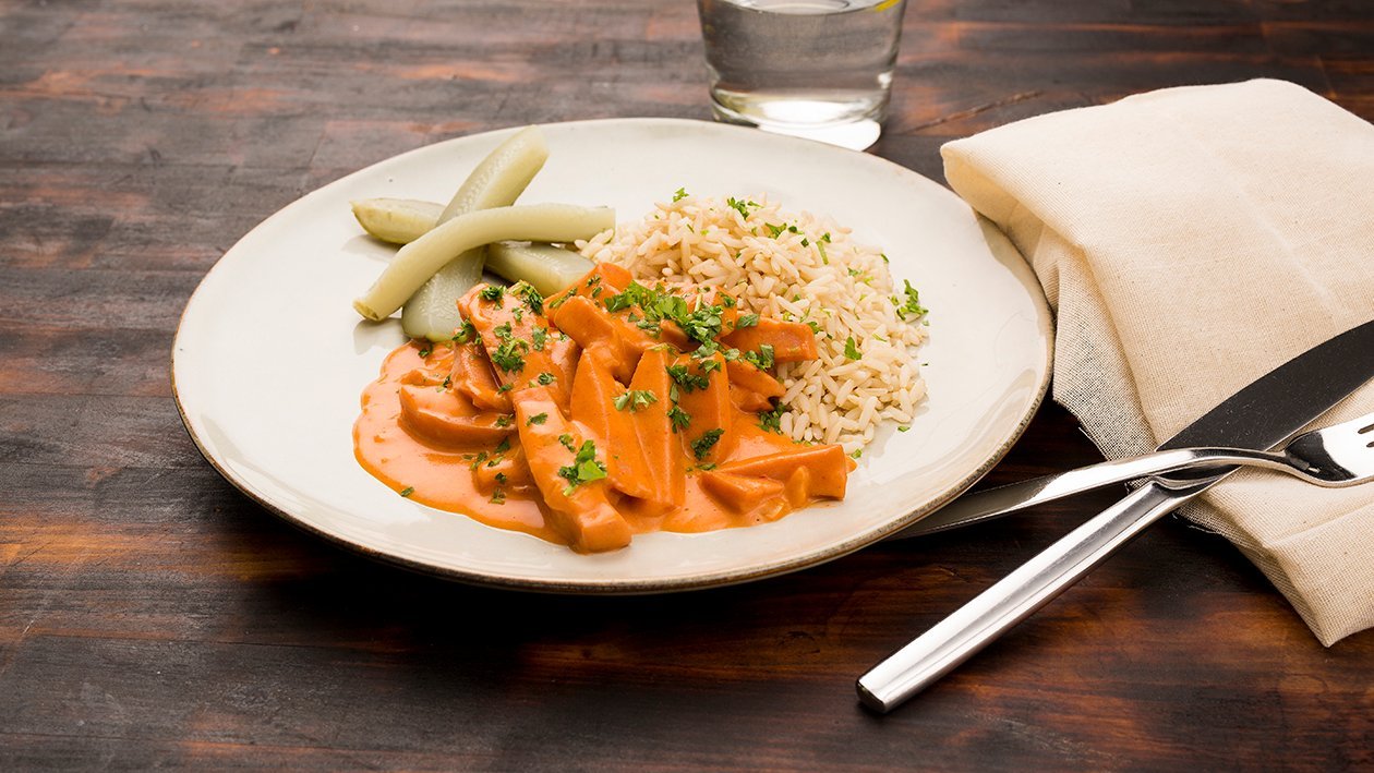 Korvstroganoff med Cold Base Korvstroganoff med Cold Base