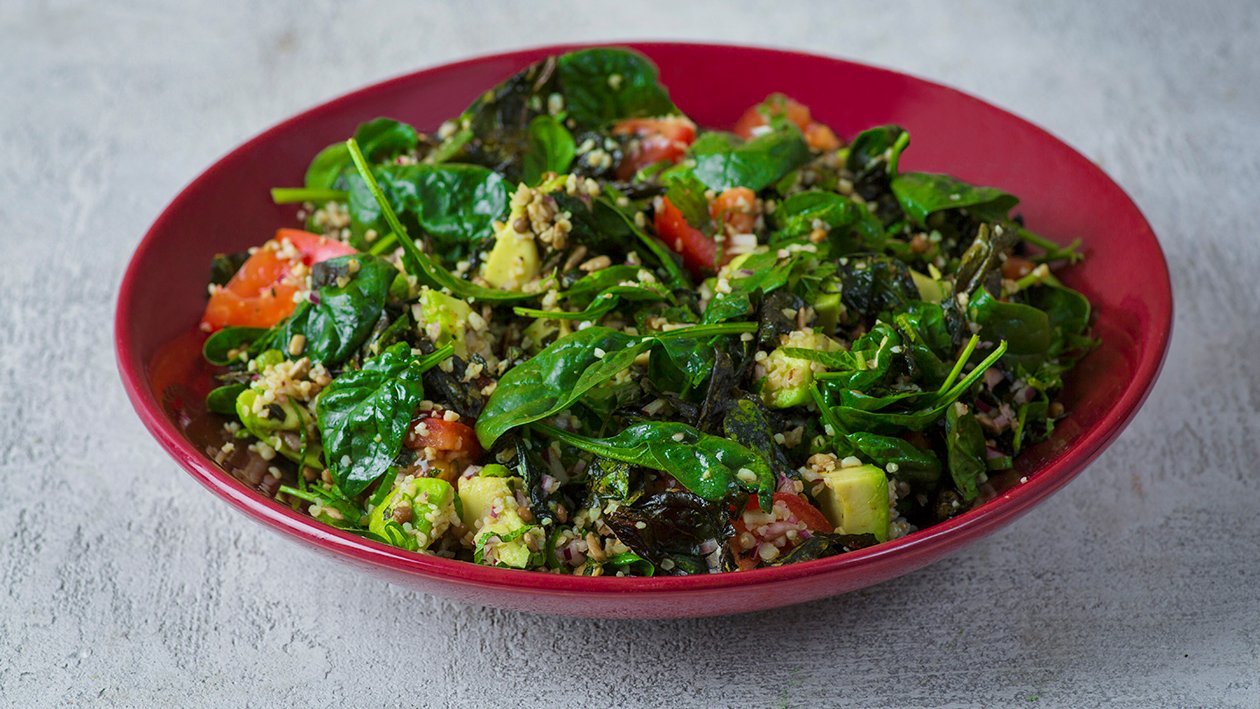 Lins- och bulgursallad Lins- och bulgursallad