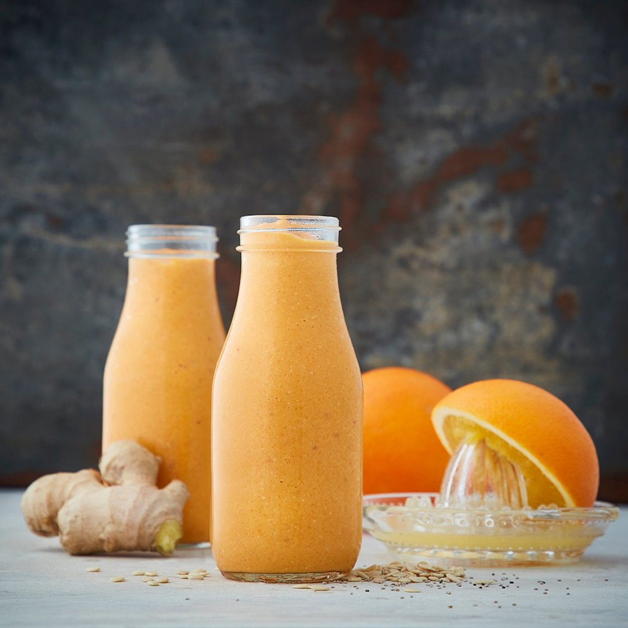 Morot & apelsin smoothie med chili Morot & apelsin smoothie med chili