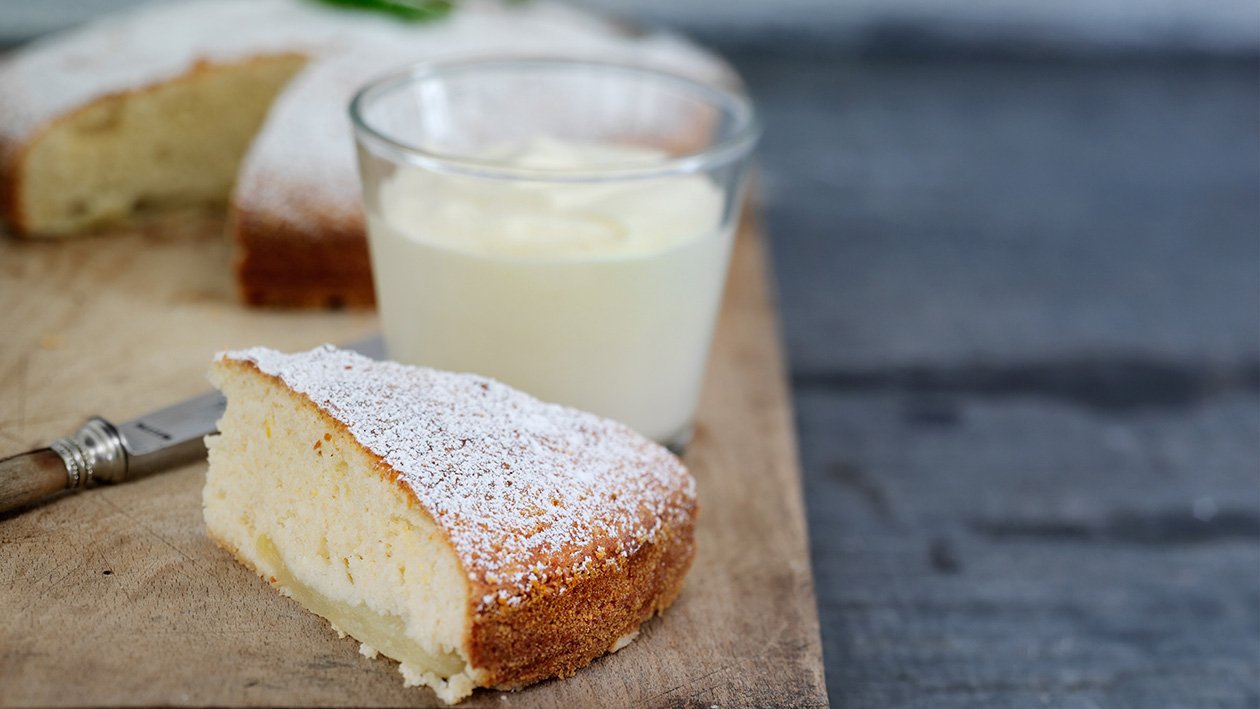 Päronkaka med mandel, plusrecept Päronkaka med mandel, plusrecept