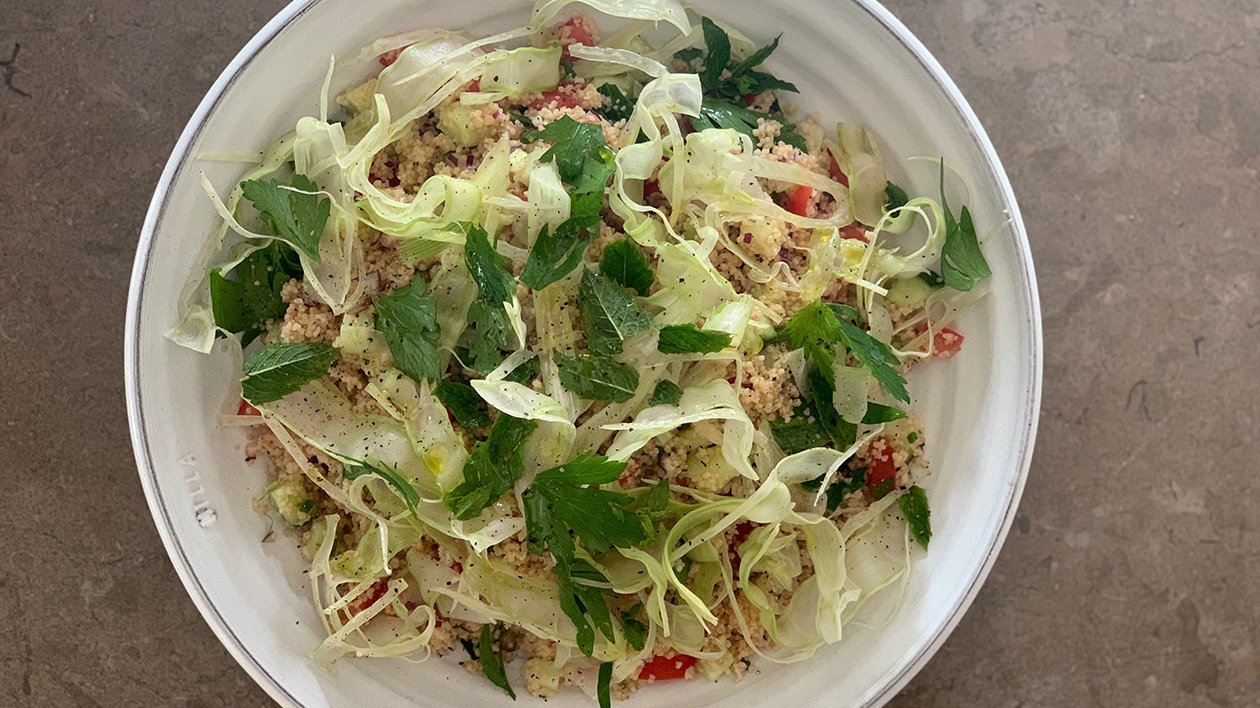 Tabbouleh med smak av fänkål Tabbouleh med smak av fänkål