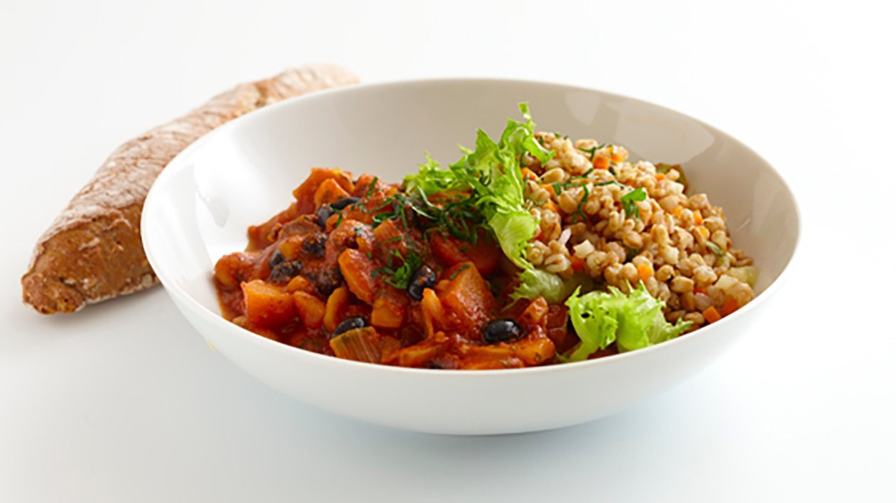 Veggie chili med matvete, klimatsmart mat Veggie chili med matvete, klimatsmart mat