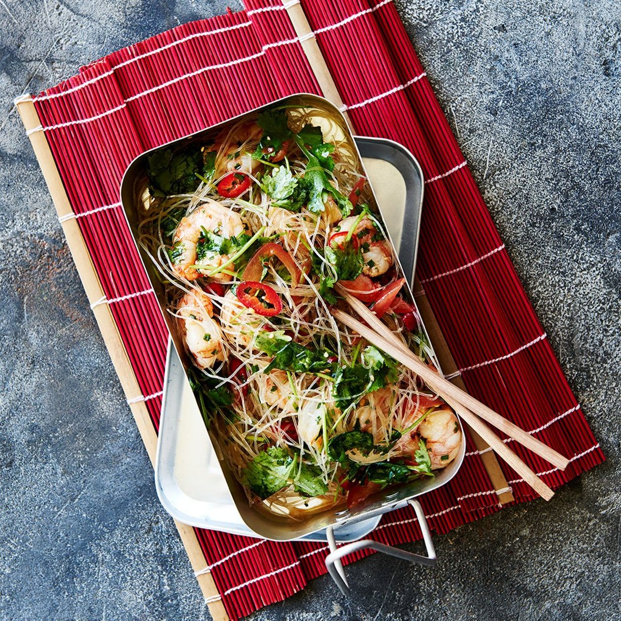 Yam woon sen-glasnudelsallad från Laos Yam woon sen-glasnudelsallad från Laos