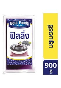 ฟิลลิ่ง รสบลูเบอร์รี่ ตราเบสท์ฟู้ดส์ 900 ก - ฟิลลิ่ง รสบลูเบอร์รี่ ตราเบสท์ฟู้ดส์ 900 ก -