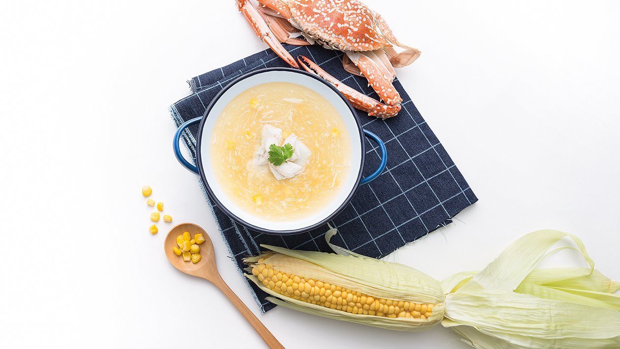 ซุปข้นข้าวโพดเนื้อปู ซุปข้นข้าวโพดเนื้อปู