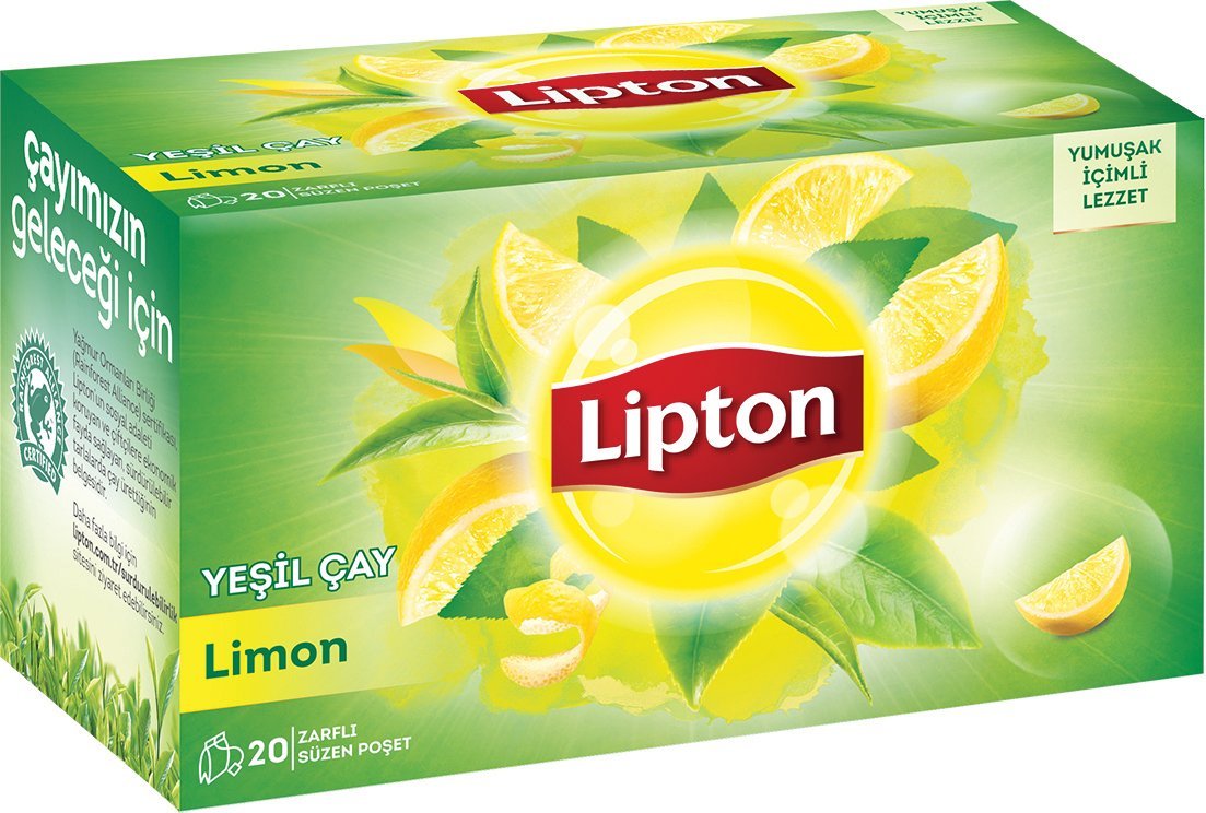 Lipton Berrak Yeşil Çay Limonlu 20'li -