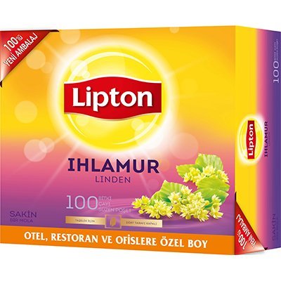 Lipton Ihlamur Bardak Poşet Çay 100'lü -