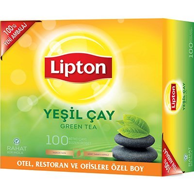 Lipton Sade Yeşilçay Bardak Poşet Çay 100'lü -