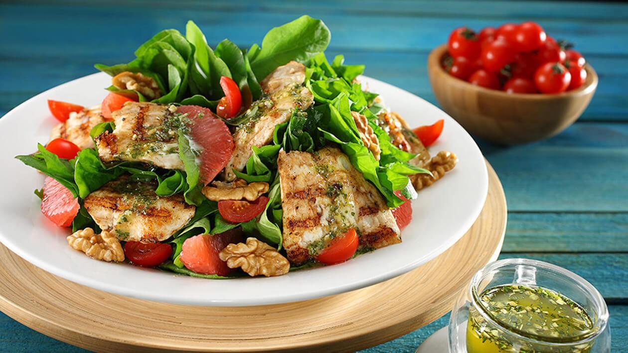 Balıklı Roka Salatası Balıklı Roka Salatası