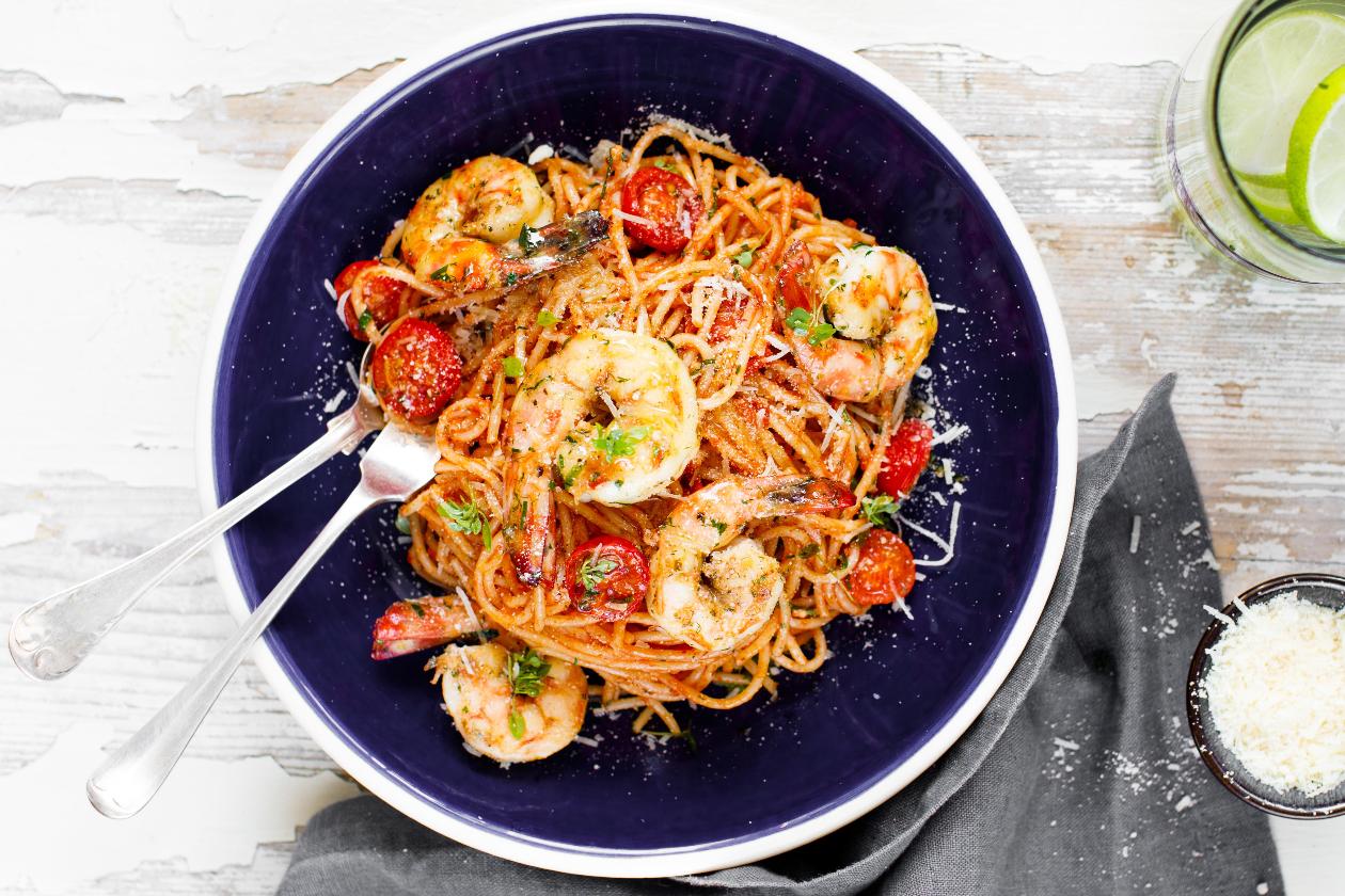 Karidesli Spaghetti Alla Arrabiata Karidesli Spaghetti Alla Arrabiata