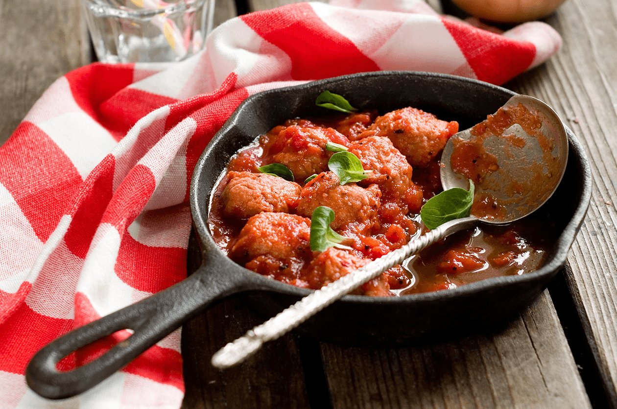 Napoliten Soslu Köfte Napoliten Soslu Köfte