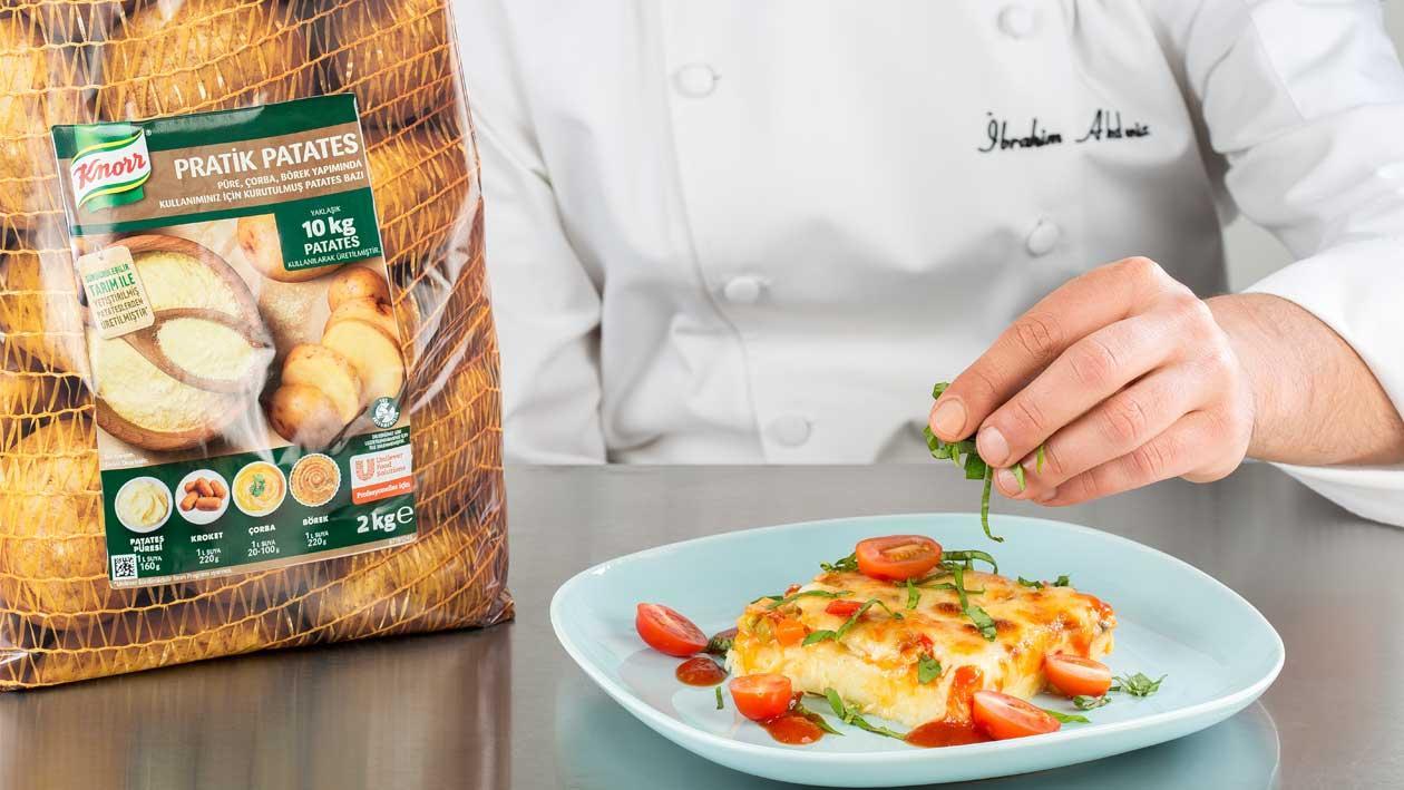 Sebzeli Patates Pizza Sebzeli Patates Pizza