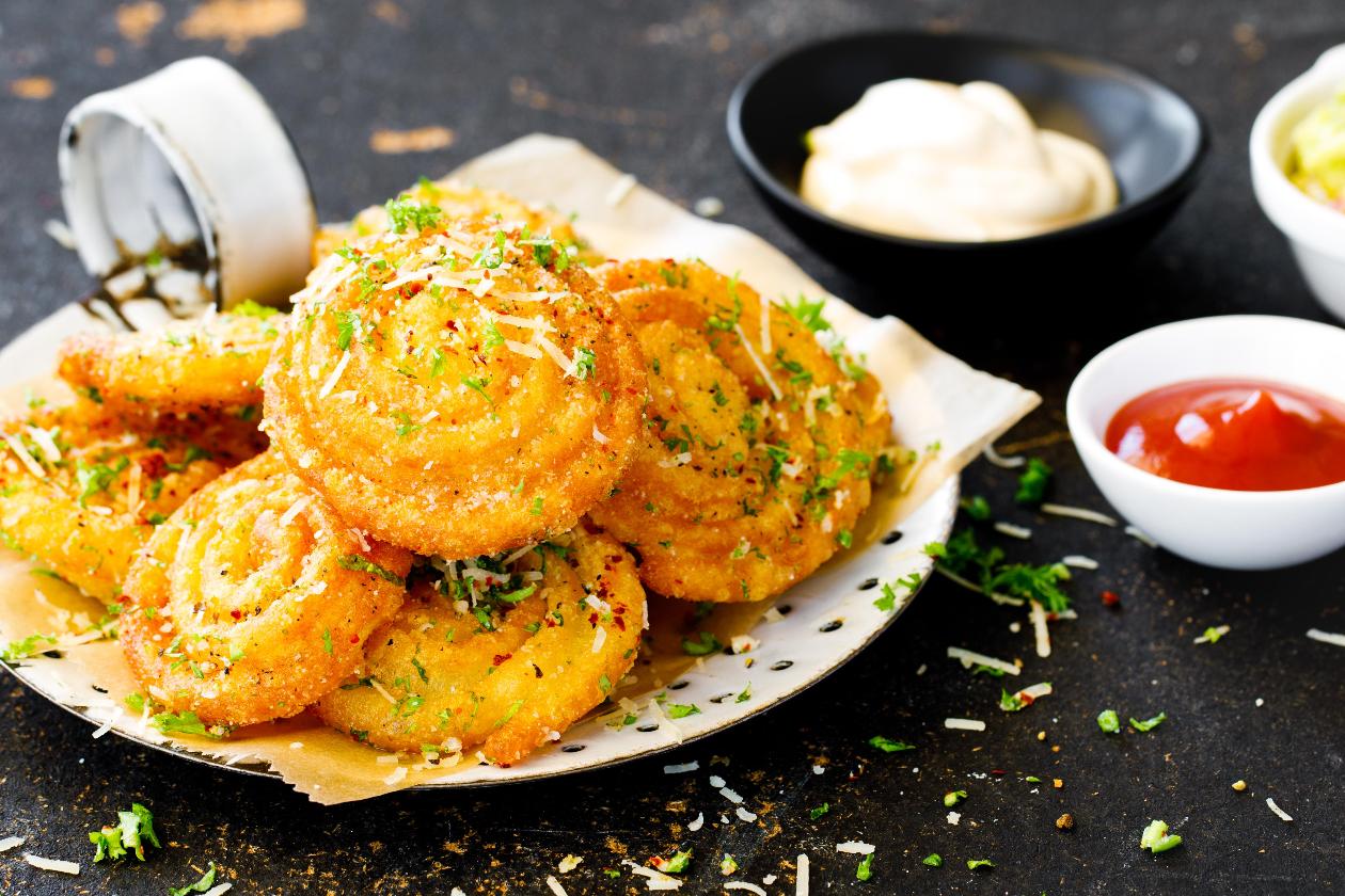 Spiral Patates Kızartma Spiral Patates Kızartma