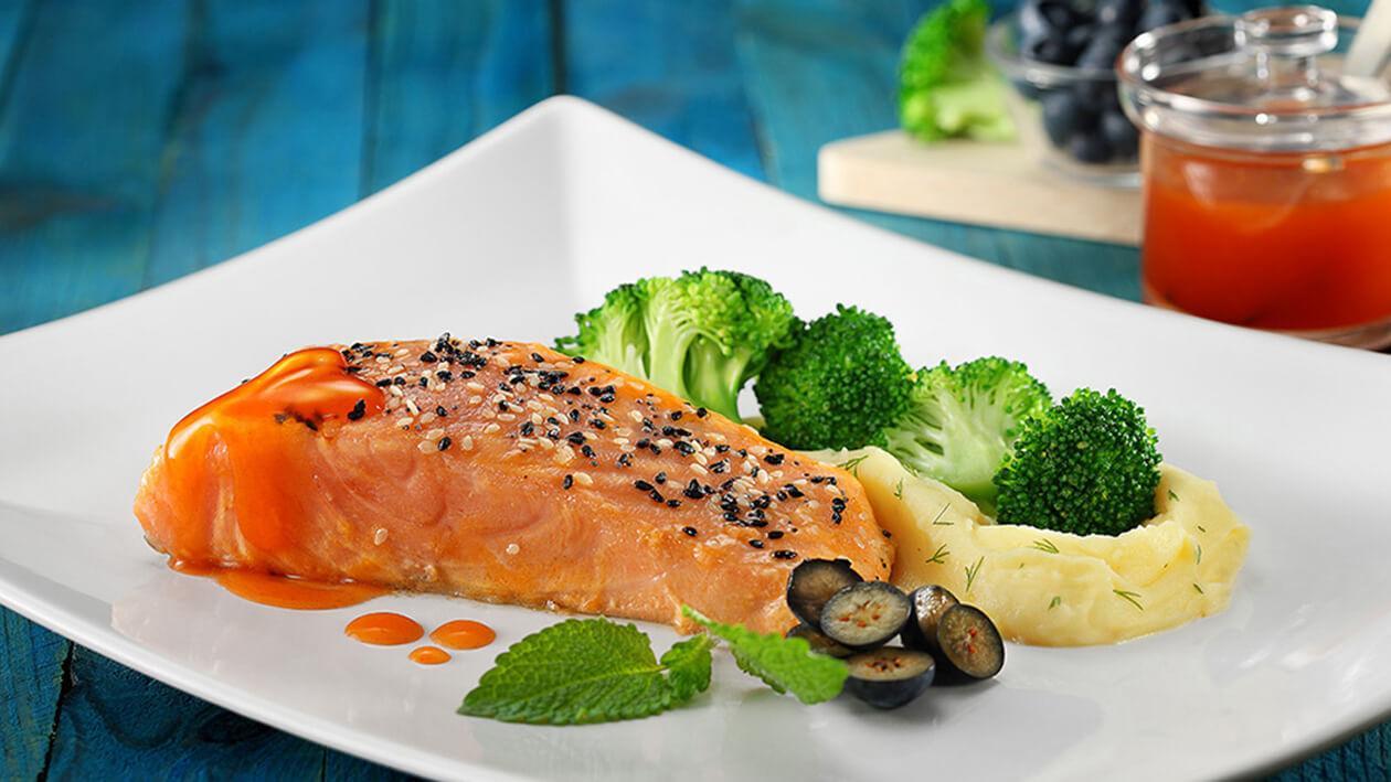 Tatlı Ekşi Soslu Somon Tatlı Ekşi Soslu Somon