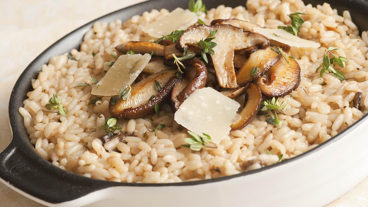 Yabani Mantarlı ve Parmesanlı Pilav Yabani Mantarlı ve Parmesanlı Pilav