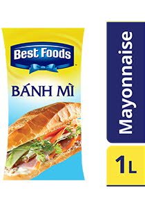 Best Foods Xôt Mayonnaise Cho Bánh Mì 1L - Best Foods Xôt Mayonnaise Cho Bánh Mì 1L -
