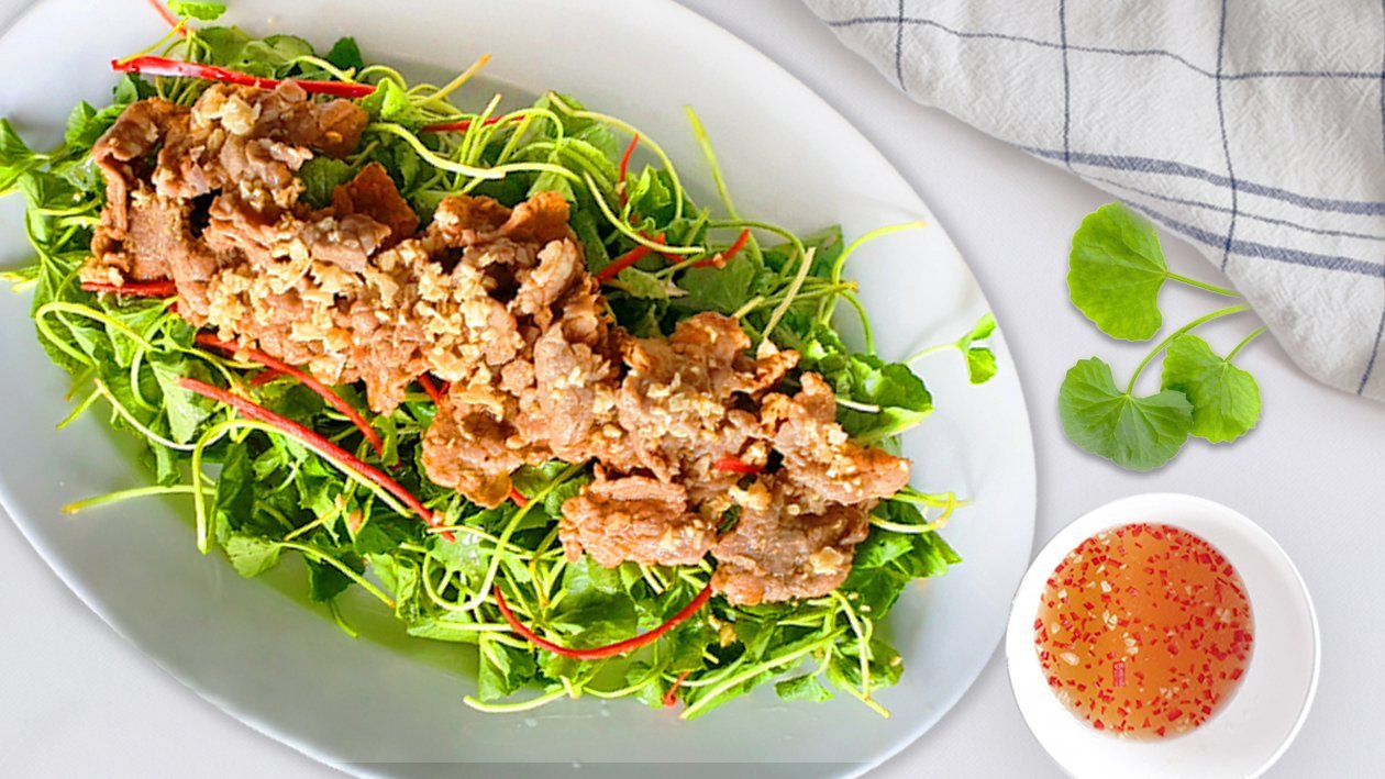 Gỏi Rau Má Bò Nướng Gỏi Rau Má Bò Nướng