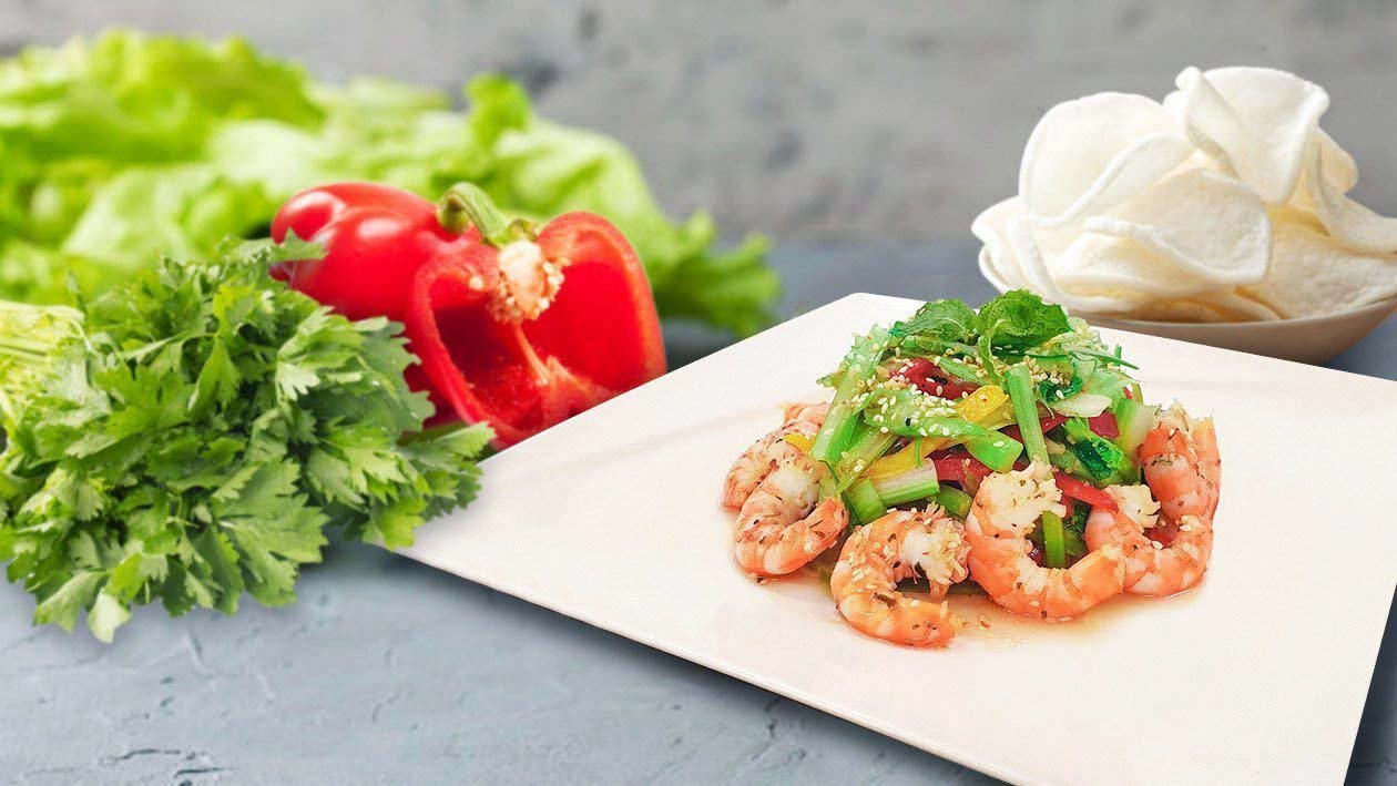 Gỏi Tôm Cần Tây Ớt Chuông Gỏi Tôm Cần Tây Ớt Chuông