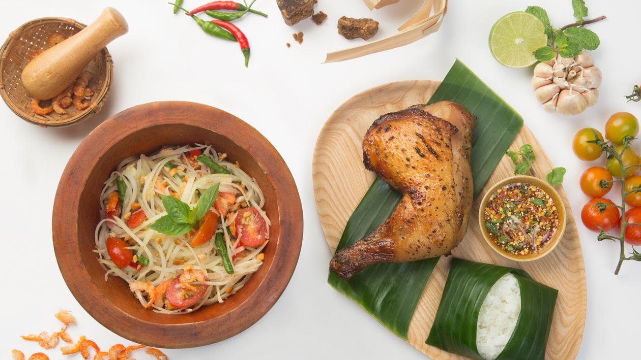 Gỏi Đu Đủ Với Gà Nướng Gỏi Đu Đủ Với Gà Nướng