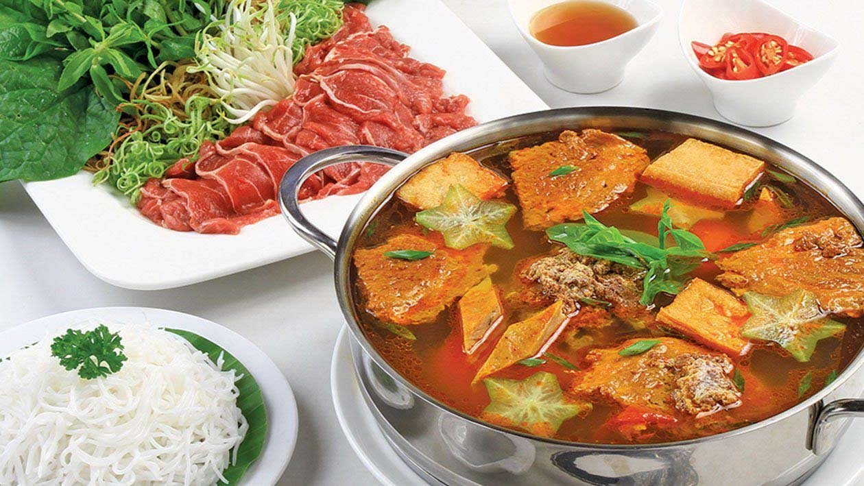 Lẩu Riêu Cua Sườn Sụn Bắp Bò Lẩu Riêu Cua Sườn Sụn Bắp Bò