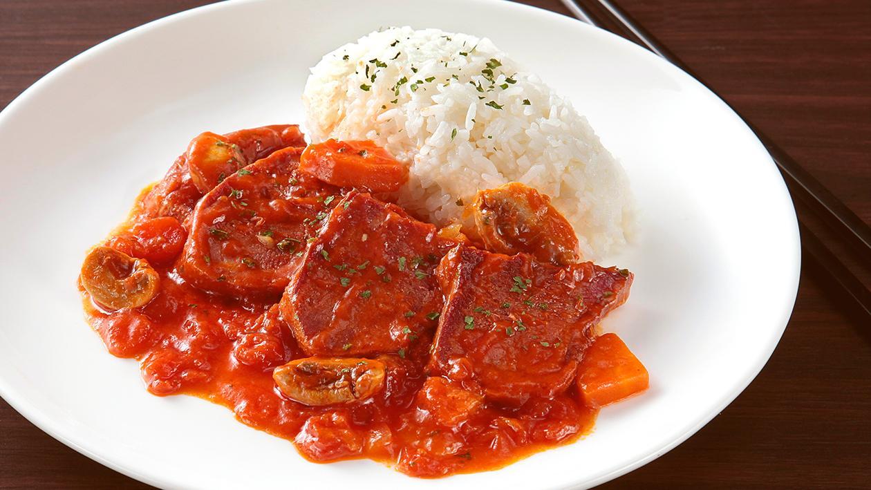 蕃茄燴牛脷飯 – 食譜詳情 蕃茄燴牛脷飯 – 食譜詳情
