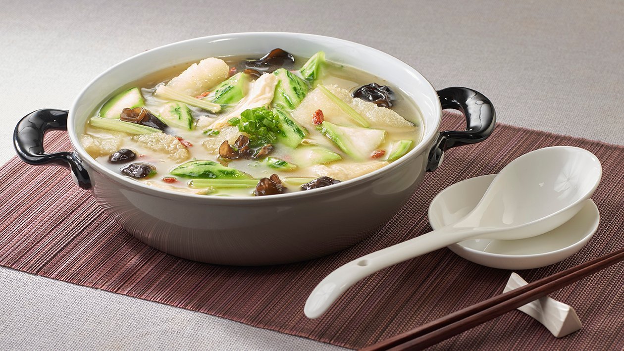 魚肚勝瓜腐竹湯鍋 – 食譜詳情 魚肚勝瓜腐竹湯鍋 – 食譜詳情