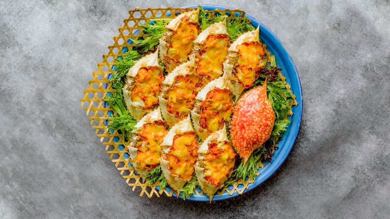 焗烤芝士蟹饭 焗烤芝士蟹饭