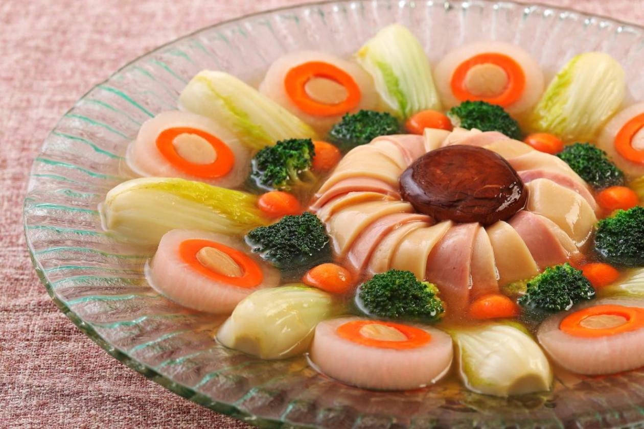 鮑魚雞汁瑤柱甫 鮑魚雞汁瑤柱甫